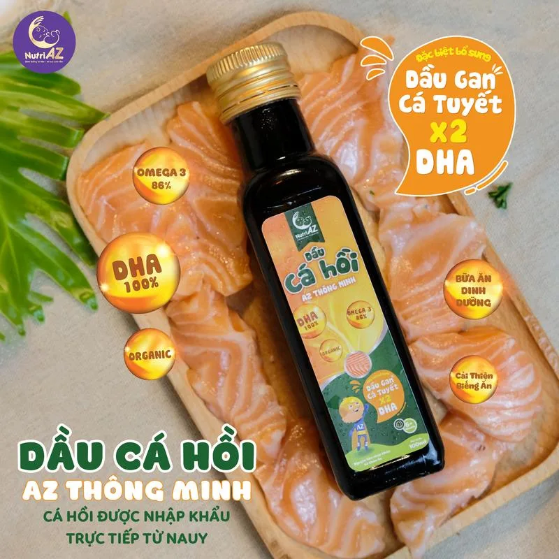 Dầu cá hồi NutriAZ thông minh Dầu cá hồi NutriAZ thông minh