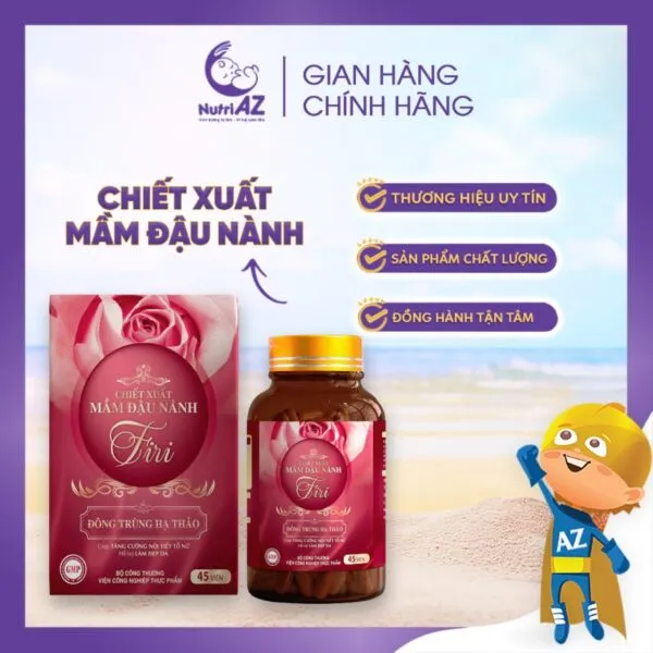 Tinh chất mầm đậu nành Firi