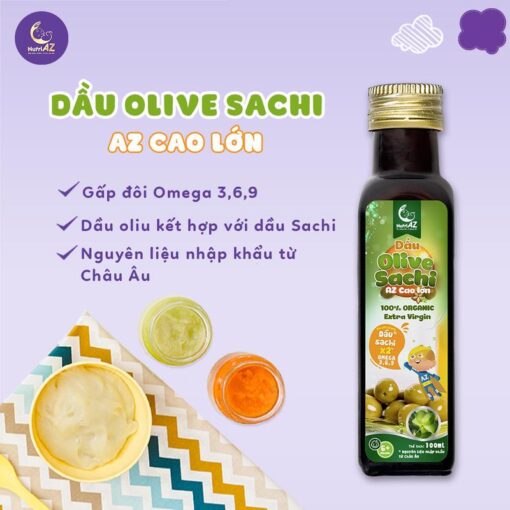 [COMBO MŨM MĨM - TĂNG CÂN] 2 Men Nutri AZ48 + Combo dầu NutriAZ hỗ trợ chăm sóc sức khỏe cho bé, phát triển trí não