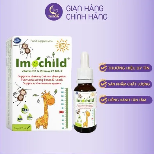 [COMBO NGÔI SAO] BỘ 5 SẢN PHẨM 2 MEN AZ48, BỘ DẦU NUTRIAZ,SIRO DHA DROP, KẼM SMART ZINC, D3K2 IMOCHILD BỔ SUNG VI CHẤT HỖ TRỢ PHÁT TRIỂN CHO TRẺ SƠ SINH
