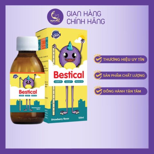 [COMBO CANXI BESTICAL+D3K2 LINEABON] BỘ SẢN PHẨM GIÚP TRẺ CAO LỚN NHẬP KHẨU CHÂU ÂU